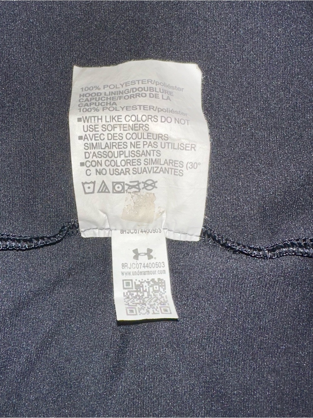 Under Armour HeatGear Tactical Sleeveless Hoodie Black 2XL Pullover Vest - Picture 6 of 7